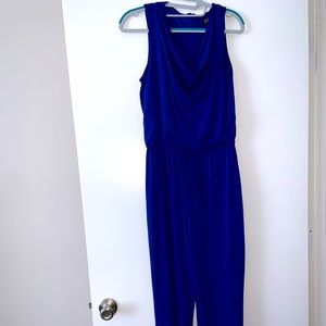 Short sleeve one piece pantsuit